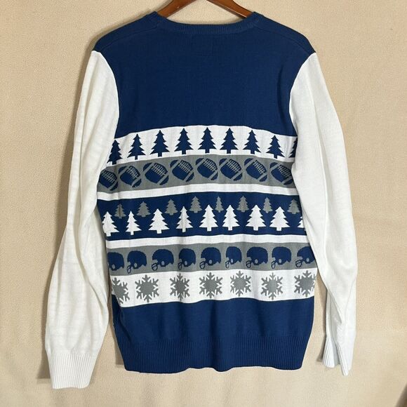 NFL Indianapolis Colts Ugly Christmas Sweater Exclusion Clothing Men's Size L - Picture 3 of 6